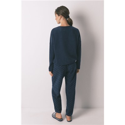 Pijama largo polar SmileyWorld® navy