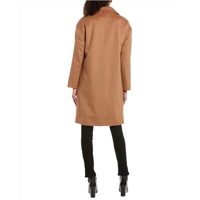 TRINA TURK BIANCA WOOL LONG COAT