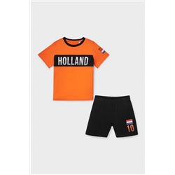 Shorty-Pyjama - Bio-Baumwolle - 2 teilig