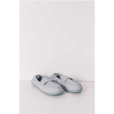 Zapatillas casa mocasín azul