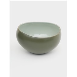 Салатник, 12 см, 0.4 л, зелёный, Organica