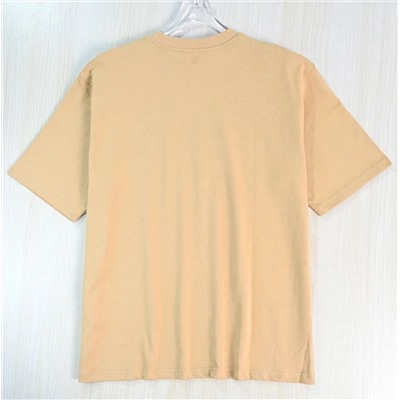 Футболка свободного кроя унисекс с вышивкой АМ*И