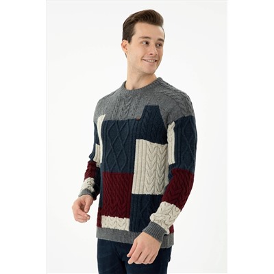 Erkek Gri Melanj Kazak