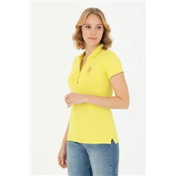 Kadın Neon Sarı Basic Tişört