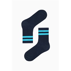 Penti Erkek Çocuk Double Stripe Lacivert 4lü Soket Çorap