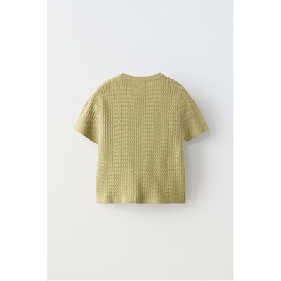 POINTELLE KNIT TOP