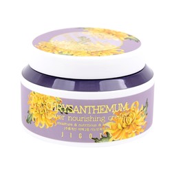 JIGOTT CHRYSANTHEMUM FLOWER NOURISHING CREAM Питательный крем для лица с экстрактом хризантемы 100мл