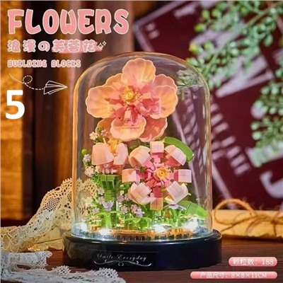 Конструктор - цветок в куполе. Светится !