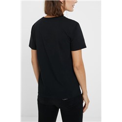 Camiseta flores 100% algodón