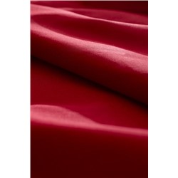 Manon King Size Plus %100 Pamuk Ranforce Lastiksiz Çarşaf - Kırmızı