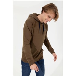 Erkek Coconut Kapüşonlu Basic Sweatshirt