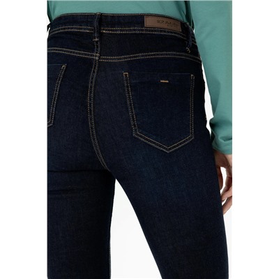 Kadın Koyu Mavi Jean Pantolon