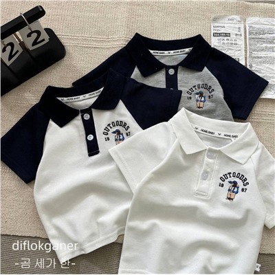 Детское Polo для мальчиков. Хлопок 70%