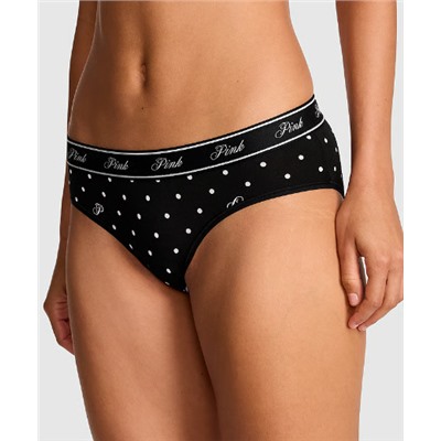 PINK Logo Cotton Hiphugger Panty