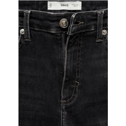 Jeans skinny tiro medio