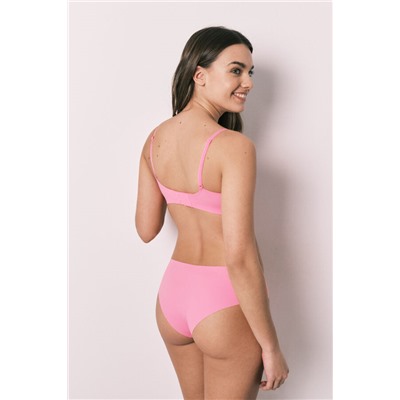 Braga culotte microfibra clean cut coral