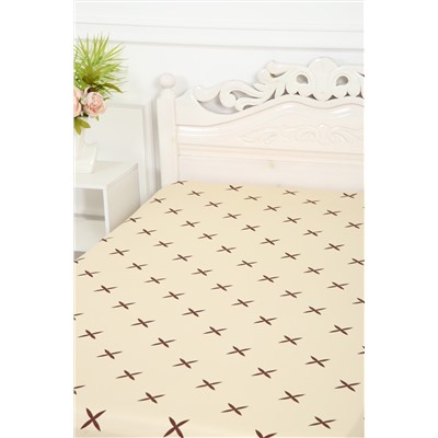 Простыня на резинке сатин Искушение-компаньон