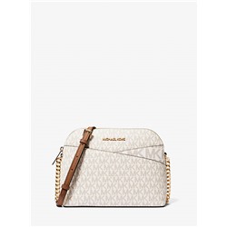 Michael Kors Outlet Jet Set Travel Medium Logo Dome Crossbody Bag