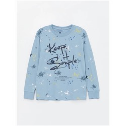LC Waikiki Bisiklet Yaka Baskılı Uzun Kollu Erkek Çocuk Pijama Takımı, LCW Kids                                            
                                            Bisiklet Yaka Baskılı Uzun Kollu Erkek Çocuk Pijama Takımı