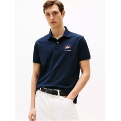 Regular Fit Nautical Flag Polo