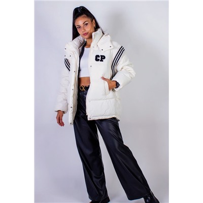 Стильная куртка с капюшоном Оверсайз Евро-зима, демисезон арт.2309