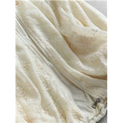 Красивый ажурный бомбер / куртка на молнии