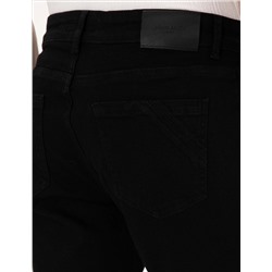 Siyah Straight Fit Jean Pantolon