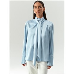 Блузка из вискозы с воротником-бантом, B3190/pegas