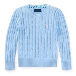 GIRLS 2-6X Cable-Knit Cotton Sweater