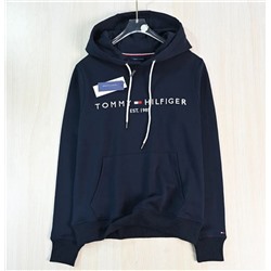 Парная толстовка с длинными рукавами из простого хлопкового трикотажа ТОММИ ХИЛФИГЕ*Р