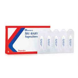 ibu-baby 60 mg supozituvar ( свечи детские нурофен)