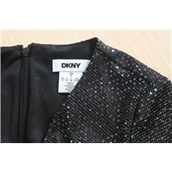 Женское платье-мини облегающего кроя с V-образным вырезом горловины DKN*Y