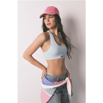 Sujetador deportivo Seamless verde