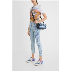 Camiseta canalé arty