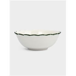 Салатник, 20х8 см, 1,2 л, керамика D, зеленый, Лошадка у елки, Festival