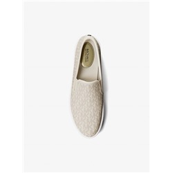Michael Kors Outlet Teddi Signature Logo Slip-On Sneaker