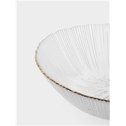 Блюдо глубокое, 17x5 см, стекло, с золотистым кантом, Wengen