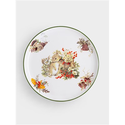 Набор, 3 пр, тарелка 18 см, салатник 13 см, кружка 200 мл, Зайчата