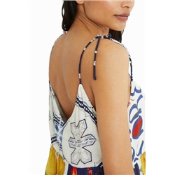 Blusa tirantes loose viscosa