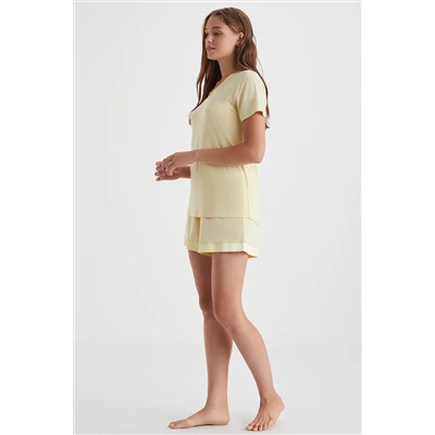 2734 SHORT SET (YELLOW)