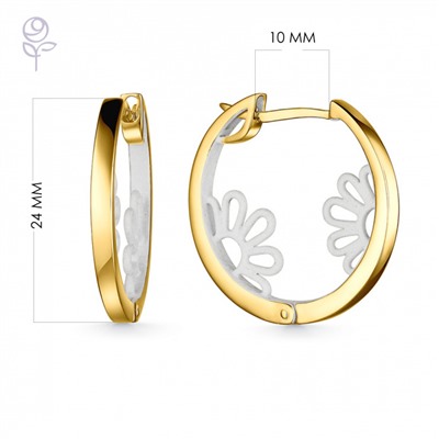 Серьги серебро 52936YW