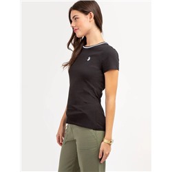 RINGER NECK TRIM T-SHIRT
