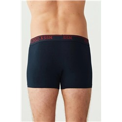 U.S. Polo Assn. U.S. Polo Assn. Erkek 3'lü Pamuklu Kutulu Boxer - Çoklu Renk - ILC2.80S09K7C