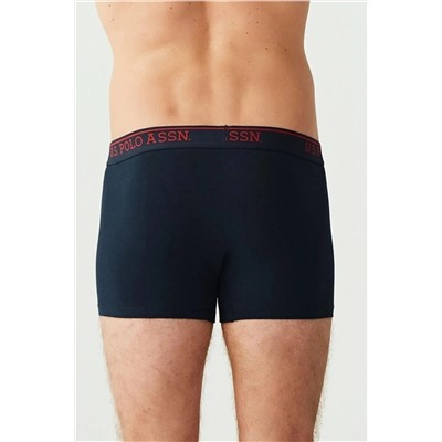 U.S. Polo Assn. U.S. Polo Assn. Erkek 3'lü Set Çok Renkli Pamuklu Boxer - Antrasit - SELKR80M09E7-WANT