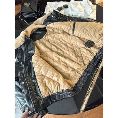 Женская теплая свободная куртка со съёмным меховым воротником  Zar*a 💤