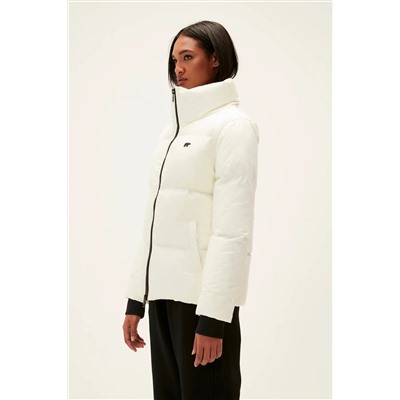 Bad Bear Assassin Puffer Off-white Beyaz Kapüşonlu Kadın Mont