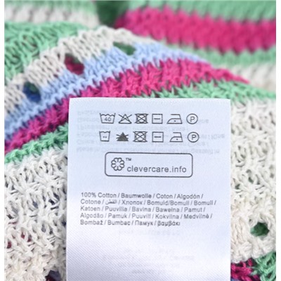 Женский хлопковый вязаный жилет