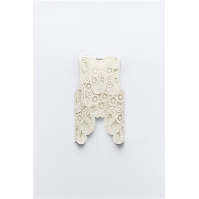 ASYMMETRIC CROCHET TOP