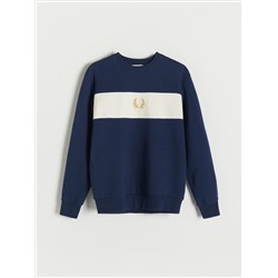 Sweatshirt mit Stickerei