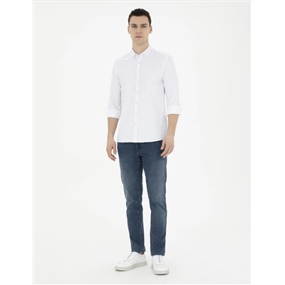 Saks Slim Fit Uzun Kollu Gömlek